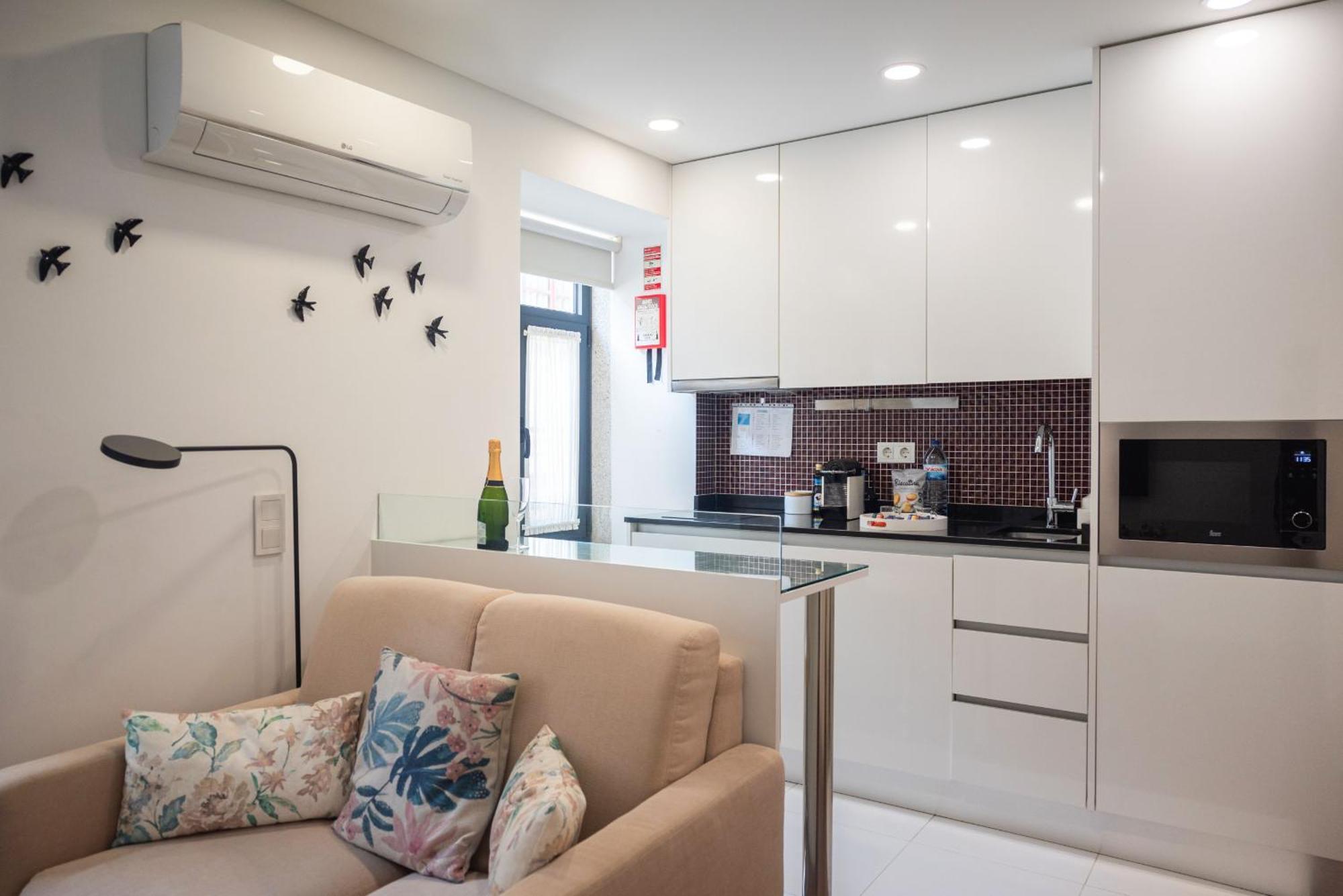 Central Luxury Apartment W Ac Downtown And Metro Porto Exterior foto